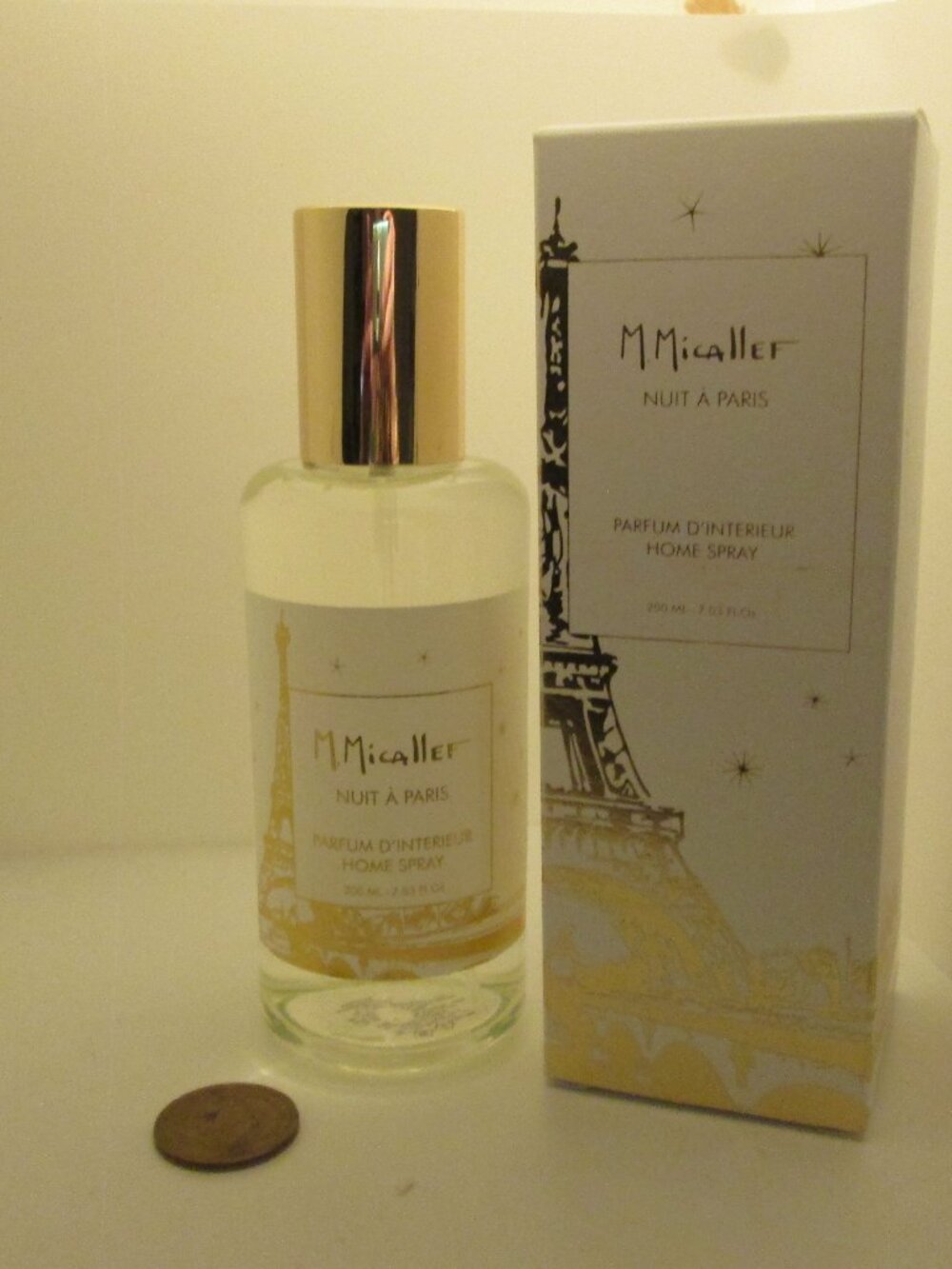 M. Micallef Nuit A Paris Parfum D'Interieur 200ML Luxury Home Room Spray HTF